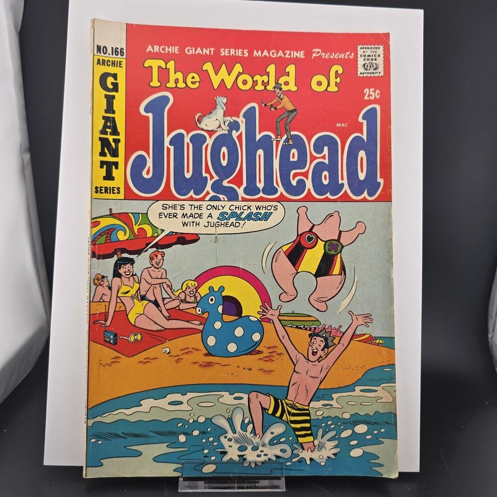 ARCHIE GIANT SERIES #166 1969 FN+ "The World Of Jughead" 68 PAGE GIANT